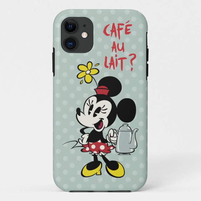French Minnie | Minnie with Teapot Case-Mate iPhone Case (Back)