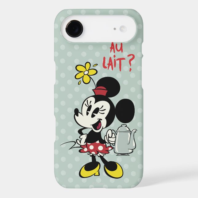 French Minnie | Minnie with Teapot Case-Mate iPhone Case (Back)