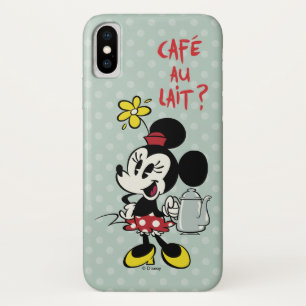 French Minnie   Minnie with Teapot iPhone X Case