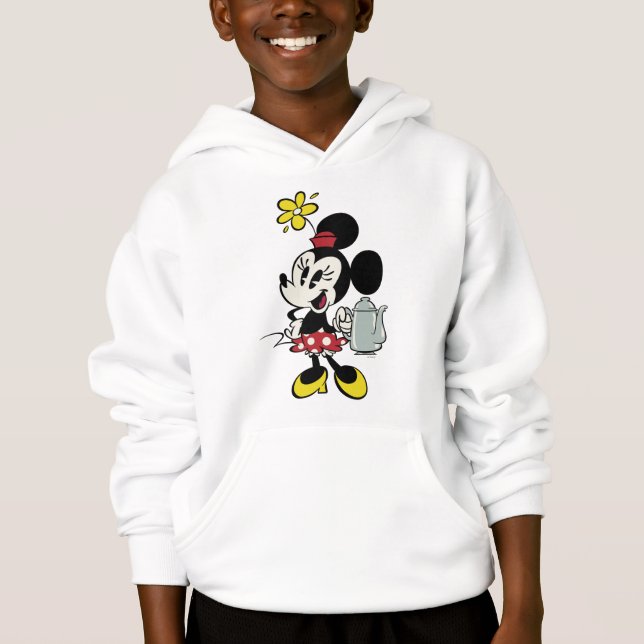 French Minnie | Minnie with Teapot Hoodie (Front)