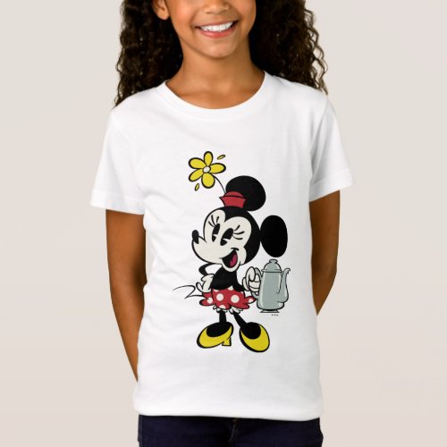 French Minnie  Minnie with Teapot T_Shirt