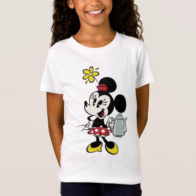 French Minnie | Minnie with Teapot T-Shirt (Front)