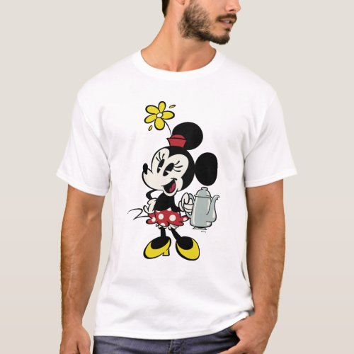 French Minnie  Minnie with Teapot T_Shirt