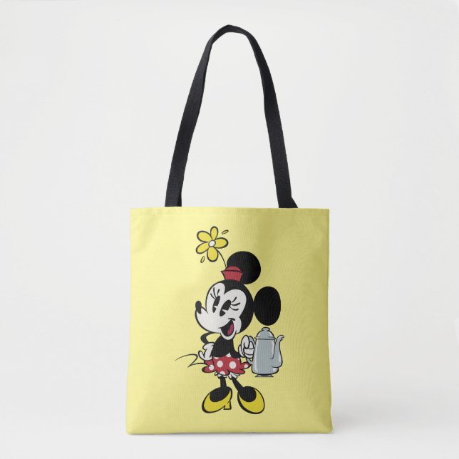 French Minnie | Minnie with Teapot Tote Bag (Front)
