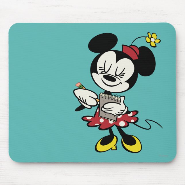 French Minnie | Waitress Mouse Pad (Front)