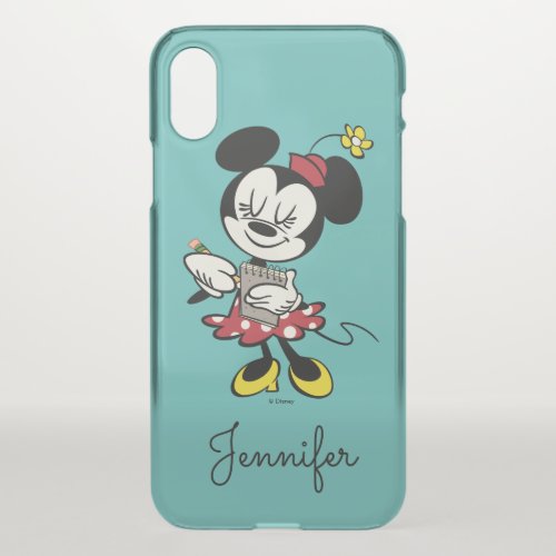 French Minnie  Waitress  Your Name iPhone X Case