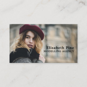 French Model, Modelling Agency, Model Agent Business Card
