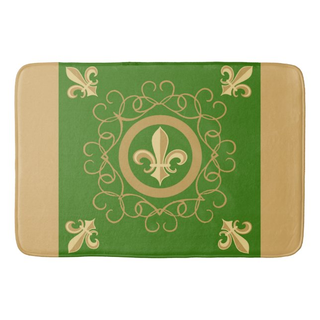 French Moss Bath Mat (Front)