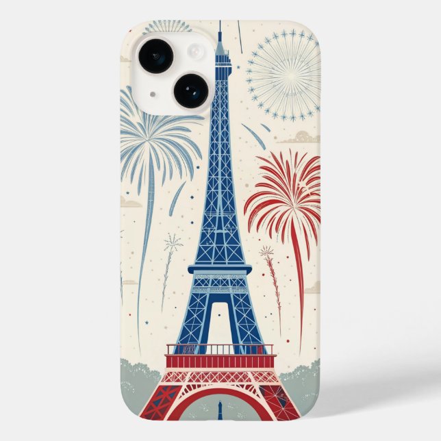 French National Day. July 14 every year Case-Mate iPhone Case (Back)