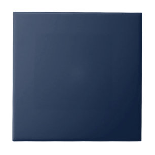 French Navy Blue Solid Color Ceramic Tile