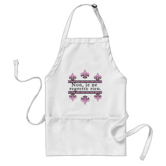 French No Regrets Products Adult Apron