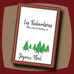 French Noel Christmas Card