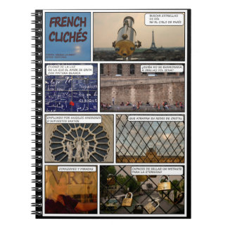 French notebook Cliches black bottom
