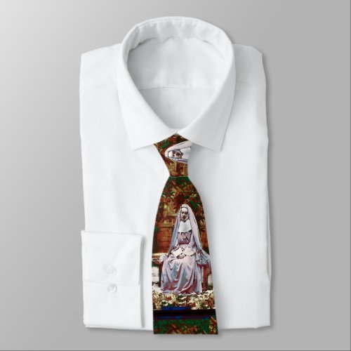 French Nun in the Garden of Contemplation Tie