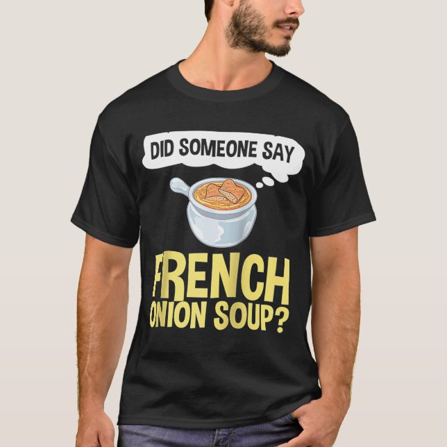French Onion Soup Recipe Mix Bowl Japanese Cheese  T-Shirt (Front)