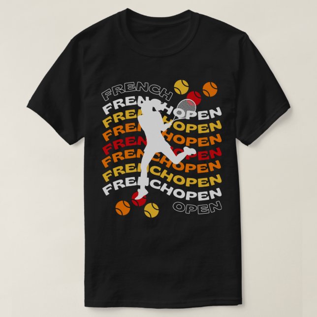 French Open Sport Of Champions T-Shirt (Design Front)