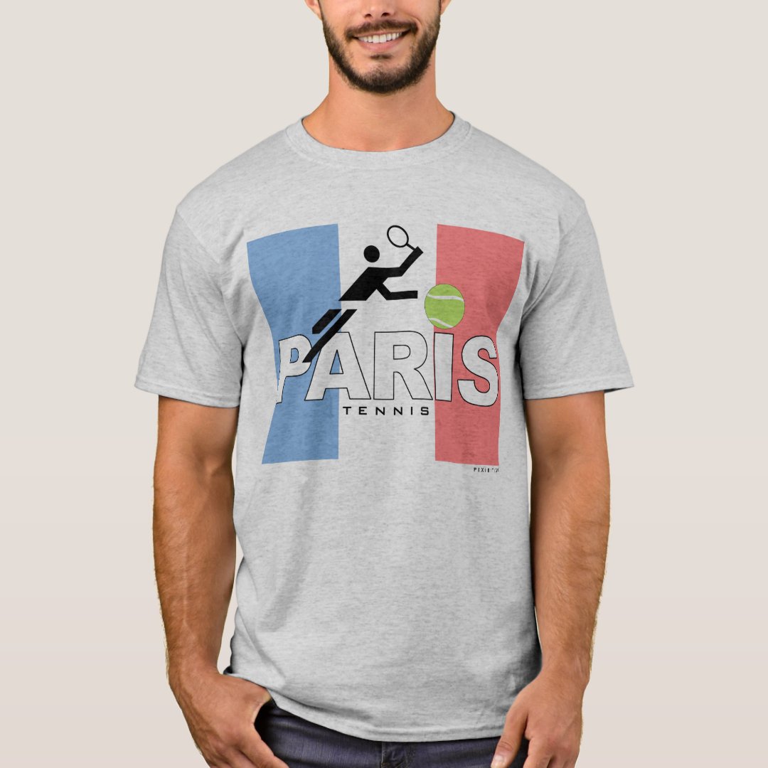 French Open Tennis Paris Vintage TShirt Zazzle