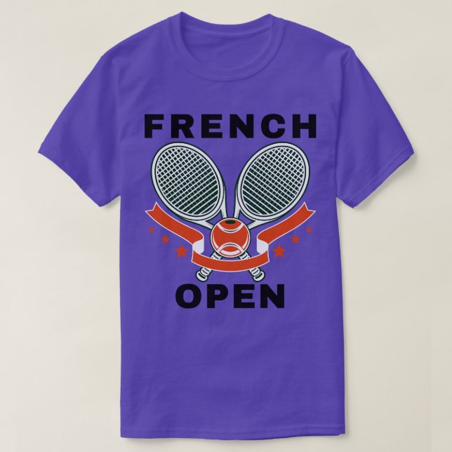French Open Tennis Tournament 1 T-Shirt (Design Front)