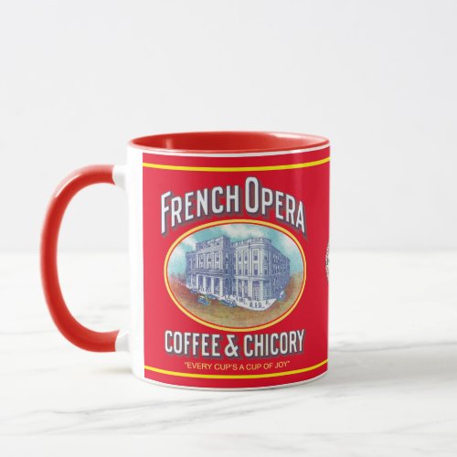 French Opera Coffee  Chicory Mug