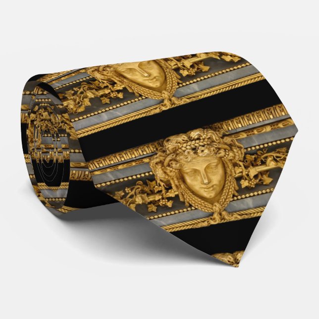 French Ormolu Exquisite Golden Gilt  Neck Tie (Rolled)