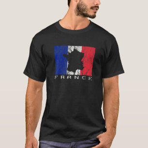 French Outline France Travel Love France Paris Fra T-Shirt