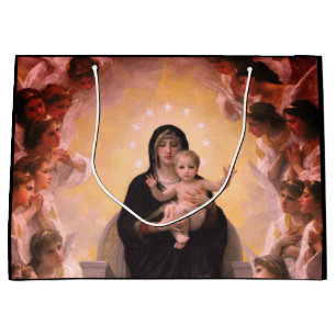 FRENCH PAINTER Bouguereau MADONNA AND CHILD Large Gift Bag