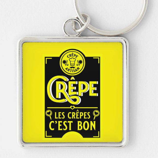 French Pancakes Keychain (Front)