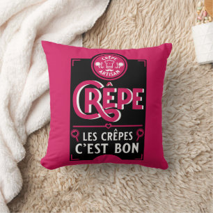 French Pancakes Throw Pillow