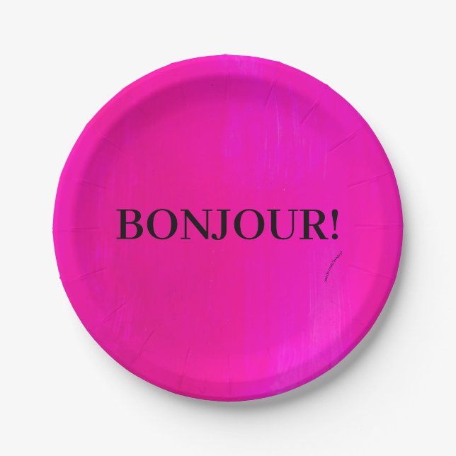French Paper Plates (Front)