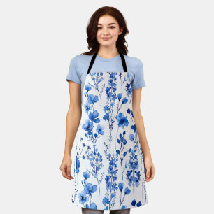 French Paper Wildflowers Pattern Design-98186 Apron