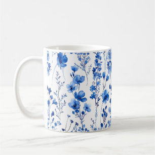 French Paper Wildflowers Pattern Design-98186 Coffee Mug