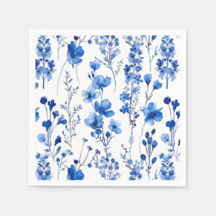 French Paper Wildflowers Patterns-98186 Napkins