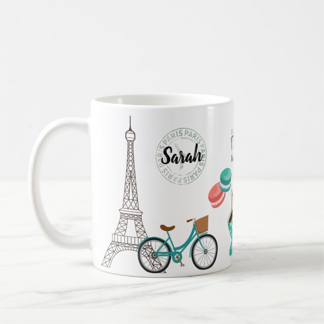 French Paris themed gifts for her and him Coffee Mug (Left)