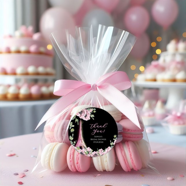 French Parisian Floral Thank You Stickers (Creator Uploaded)