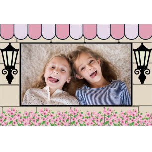 French Parisian theme Birthday photo frame poster