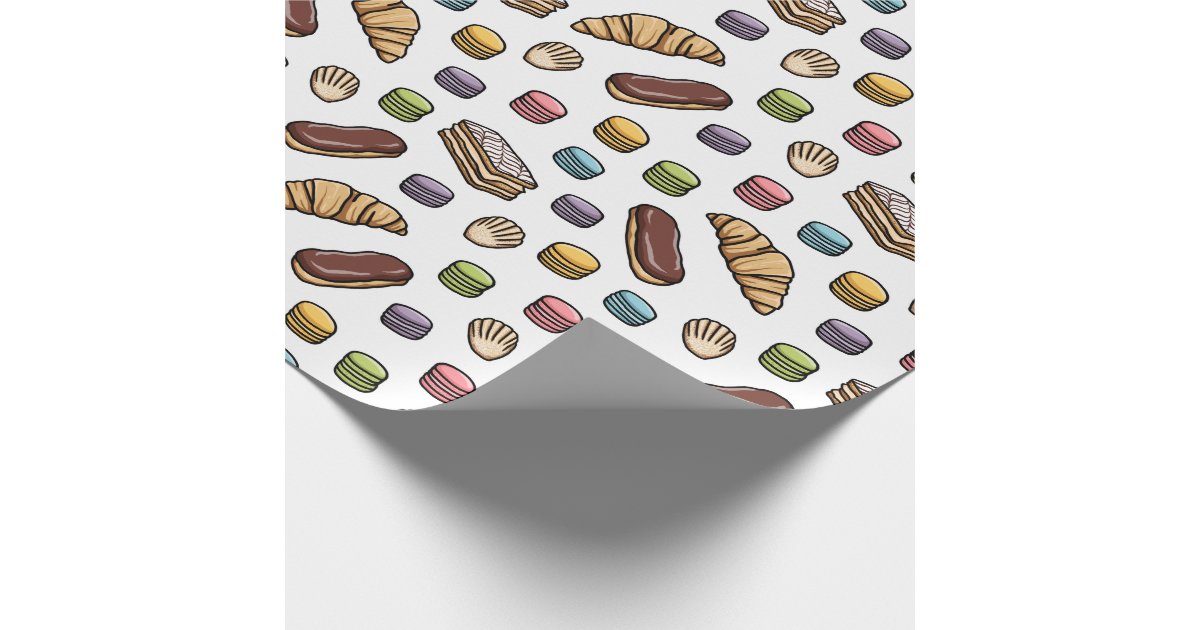 Vintage Edible Mushroom Chart Wrapping Paper