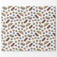 Vintage Edible Mushroom Chart Wrapping Paper