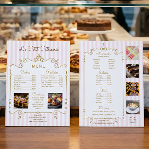 French Patisserie/Bakery Cafe Menu