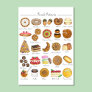 French Patisserie Bakery Pastry Pastries Food Poster