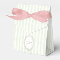 French Patisserie Boulangerie Mint Green Stripe