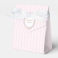 French Patisserie Boulangerie Pink Stripe