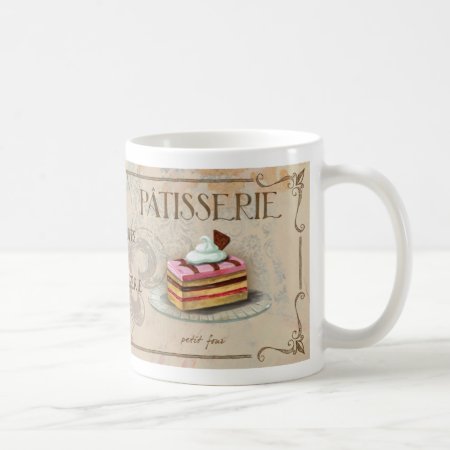 French Patisserie Illustrated Mug