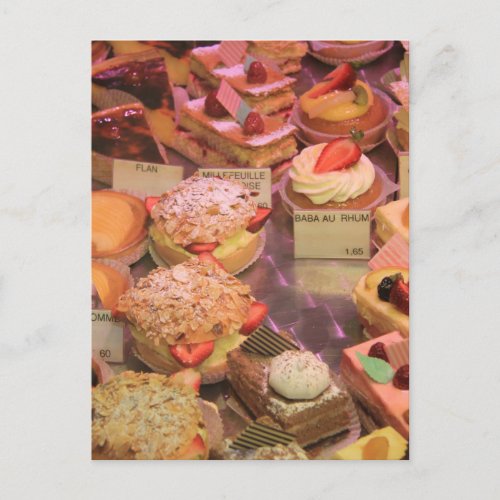 French Patisserie Postcard