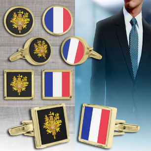 French patriot Cufflinks, France, French flag Cufflinks