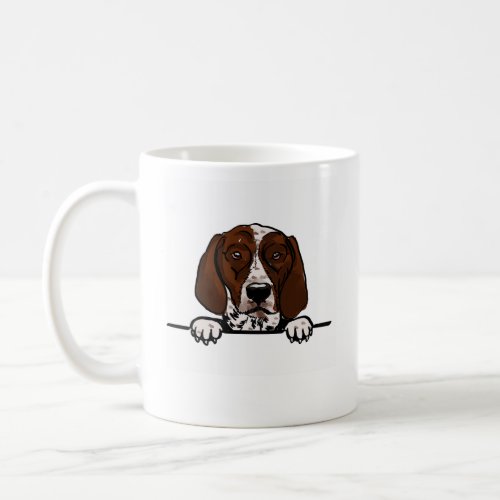 French pointing dog  coffee mug