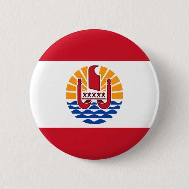 french polynesia button (Front)