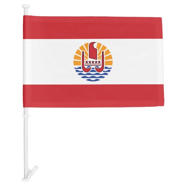 French Polynesia Car Flag (Front)