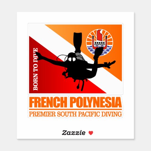 French Polynesia DF2 Sticker