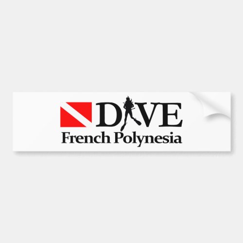 French Polynesia DV4 Bumper Sticker