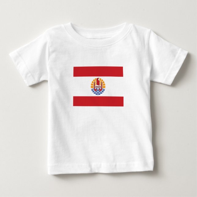 French Polynesia Flag Baby T-Shirt (Front)